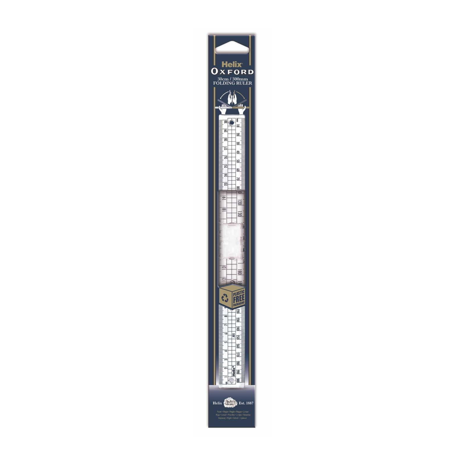 30cm Oxford Folding Ruler