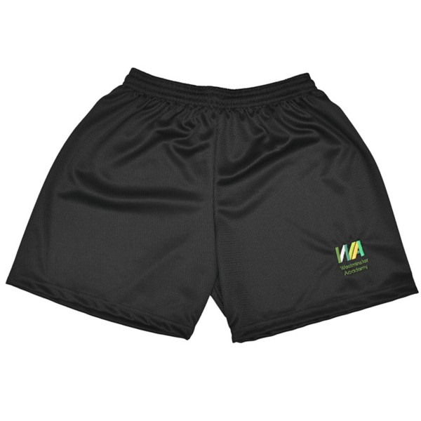 Westminster Academy PE Shorts (Black honeycomb) - Optional