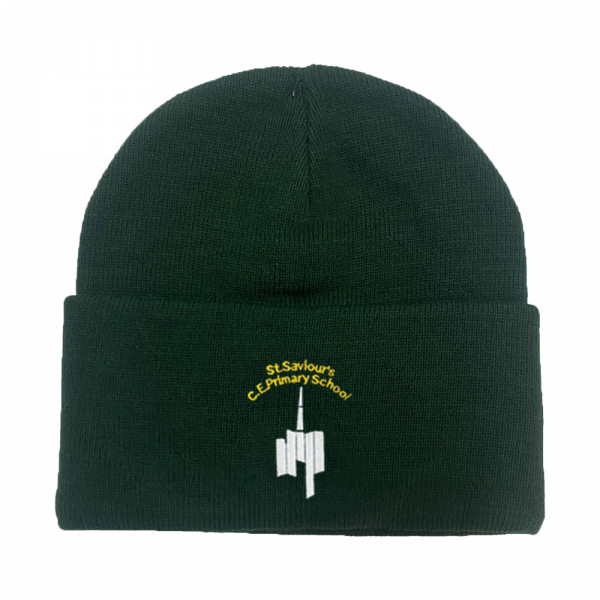 St Saviour's C.E Winter Hat  - Bottle Green