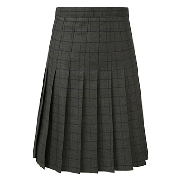 Islamia Primary Girls Skirt - Grey/ Navy