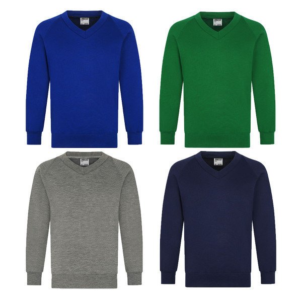 V-neck Sweatshirt (Select Colour)