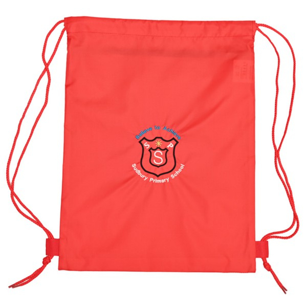 Sudbury PE Kit Bag (Red)