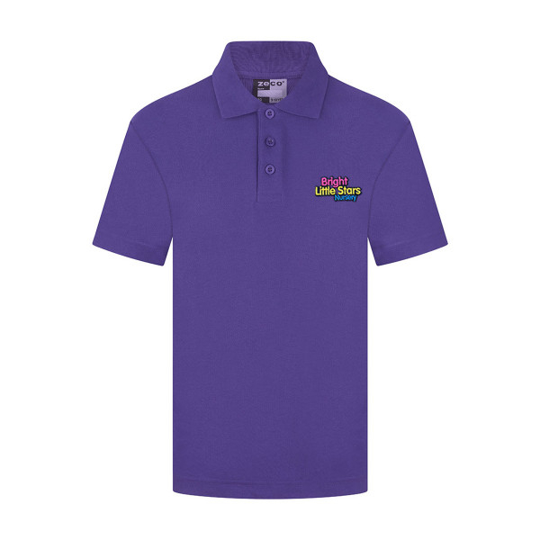 Staff Summer Purple Polo Shirt ( ZEC)