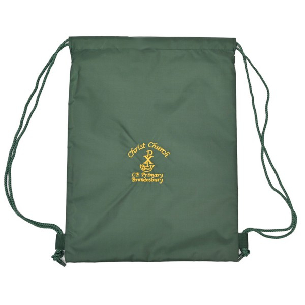 Christ Church PE Kit Bag (Bottle Green)