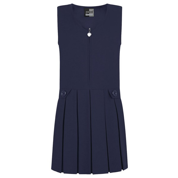 Girls Pinafore (Navy - Zeco)