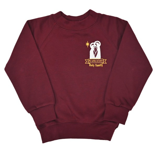 Holy Family PE Sweatshirt (Dark Maroon)