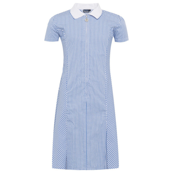 Summer Dress (Royal/White check)