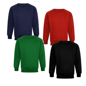 Crew Neck Sweatshirt (Select Colour)