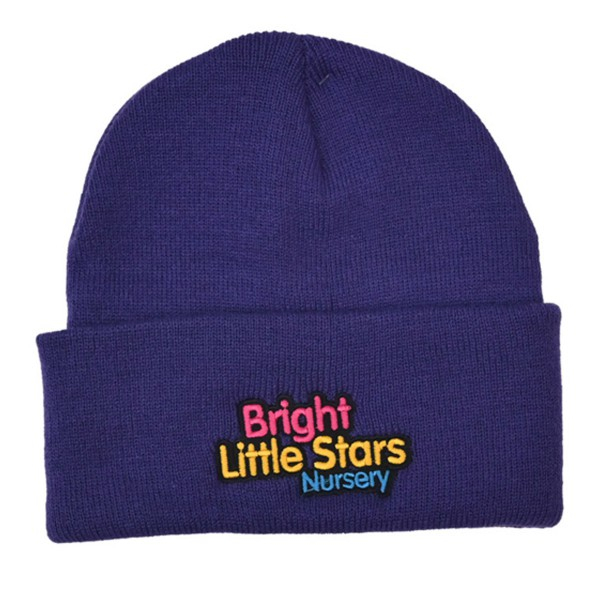 Bright Little Stars OPTIONAL Winter Hat (Purple)