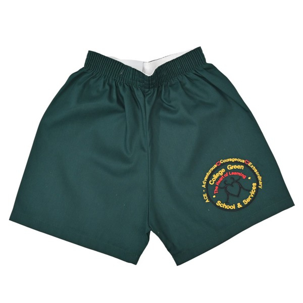 College Green Boys & Girls Summer Shorts (Bottle Polycotton)