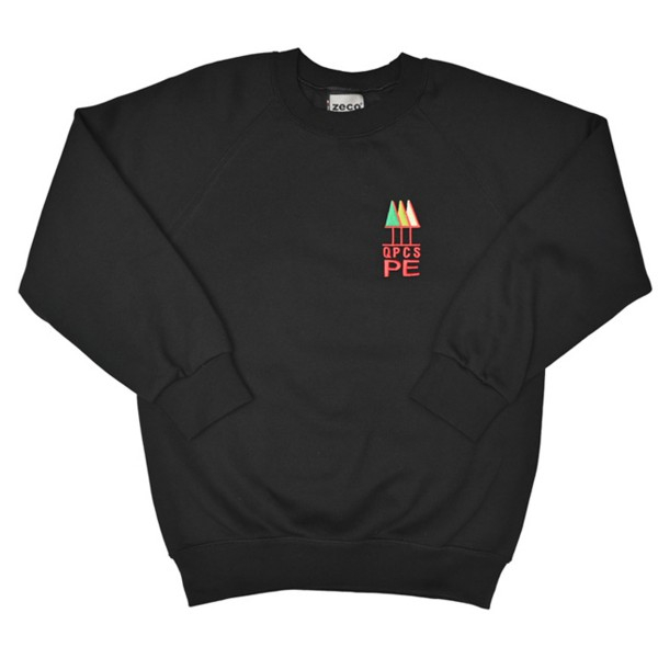 QPCS PE Sweatshirt (Black - Zeco)