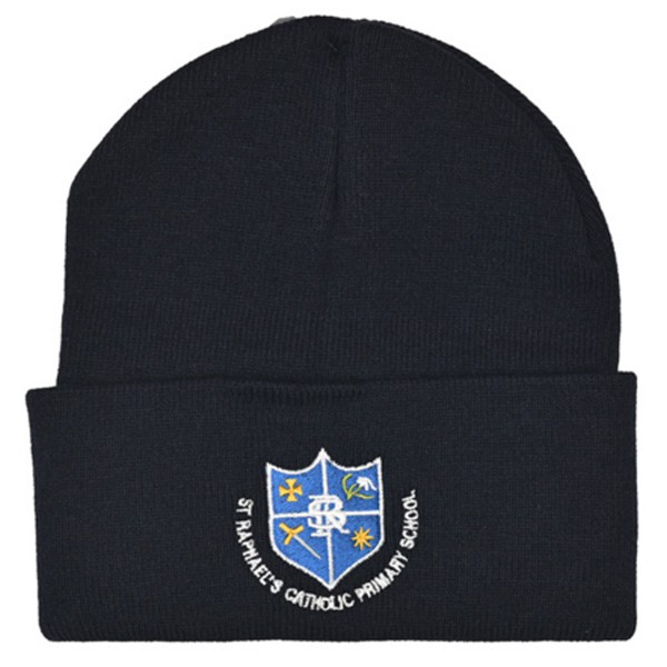St Raphael's Winter Hat (Navy Blue)