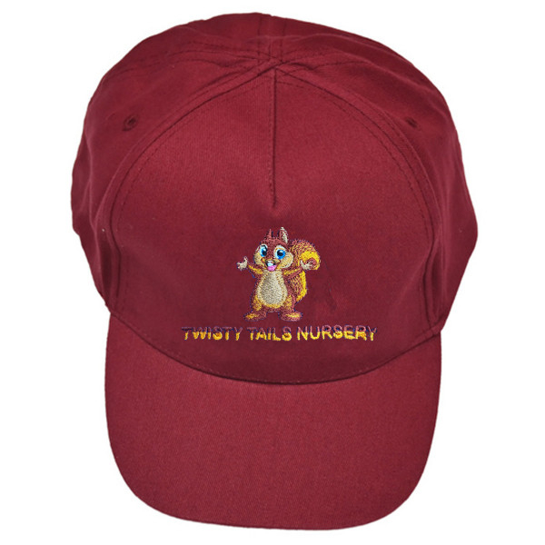 Twisty Tail Summer Cap (Maroon)