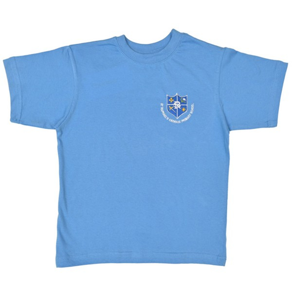 St Raphael's PE T-shirt (Sky Blue)