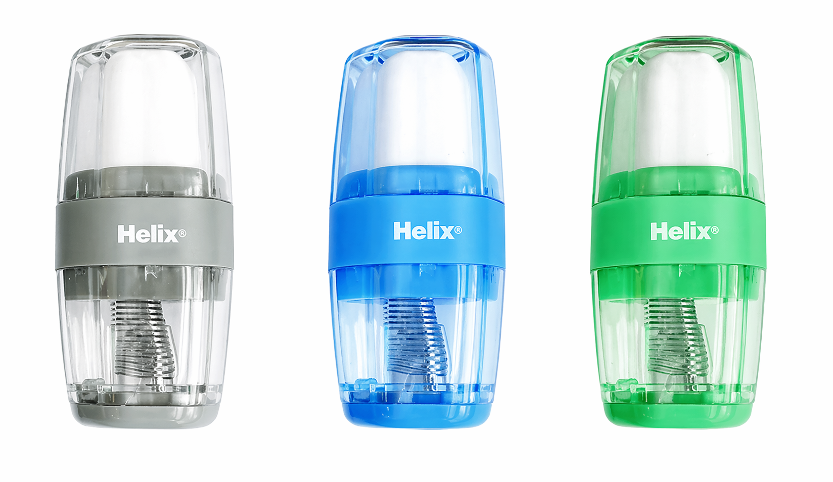 Helix Duo 1 Hole Sharpener/Eraser- Please Select Colour