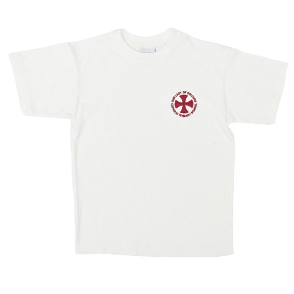 Our Lady of Dolours PE T-shirt (White) Rec-Year 6