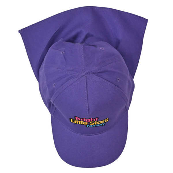 Bright Little Stars OPTIONAL Summer Cap  (Purple)