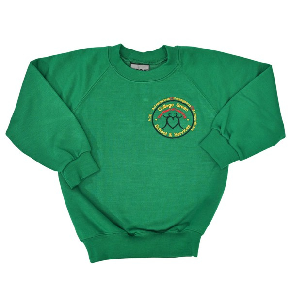 College Green Sweatshirt (Emerald Green)
