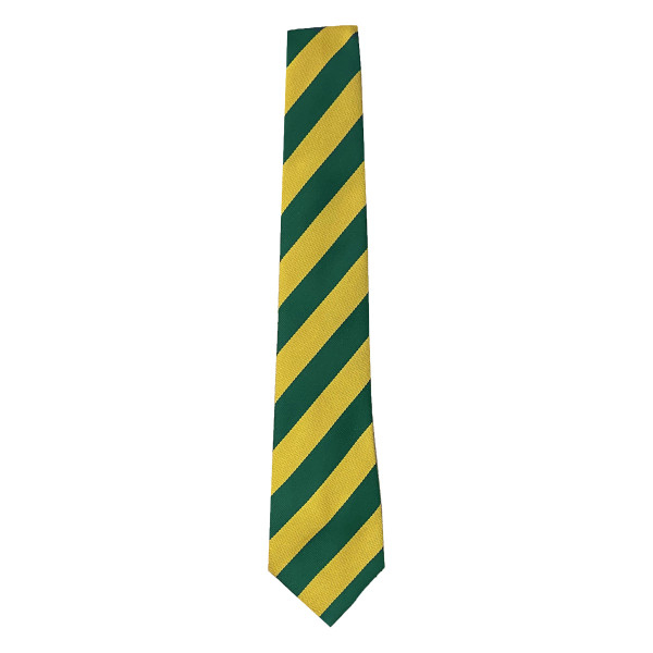 Christ Church School Tie Year 6 (Green/Gold)