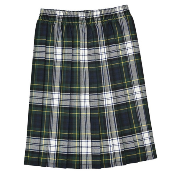 Christ Church Girls Tartan Skirt - elastic waist