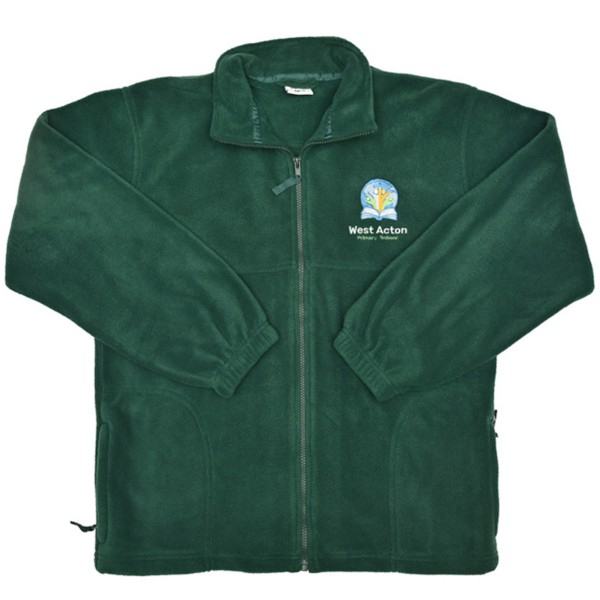 West Acton Polar Fleece Jacket  - Bottle Green