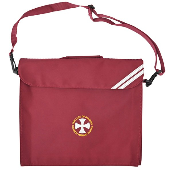 Our Lady of Dolours Bookbag (Maroon)