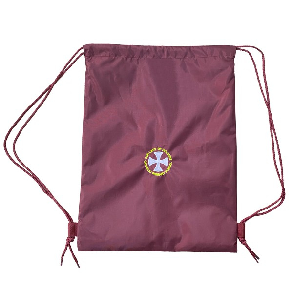 Our Lady of Dolours PE Kit Bag (Maroon)