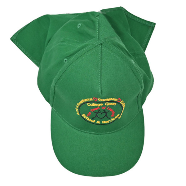 College Green Baseball Summer Cap (Emerald Green)