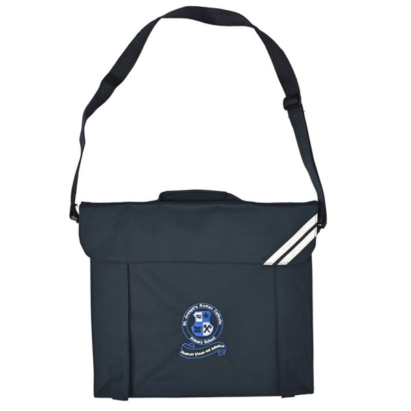 St Joseph's (Harlesden) Bookbag with strap - Navy