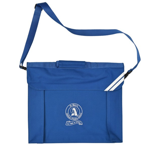 St Mary's (Kilburn) Bookbag with strap - Royal