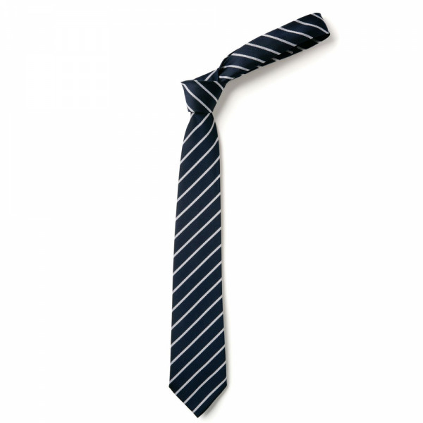 Mitchell Brook Year 3, 4 & 5 Tie (Navy/White Stripe)