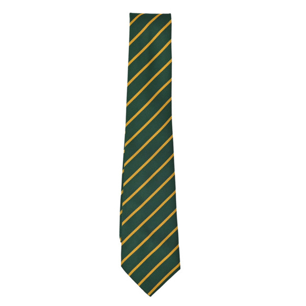 Christ Church School Tie Year 1-5 (Green/Gold)