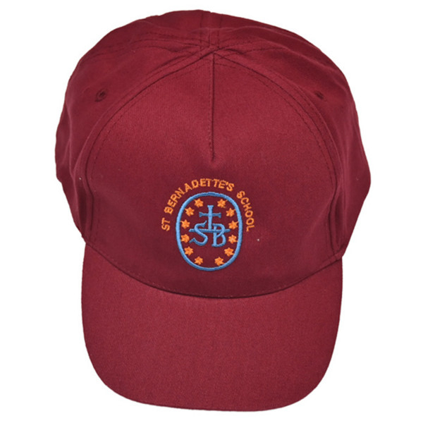 St Bernadettes Summer Cap (Maroon)