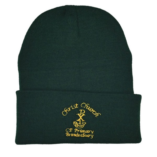 Christ Church Winter Hat (Bottle Green)