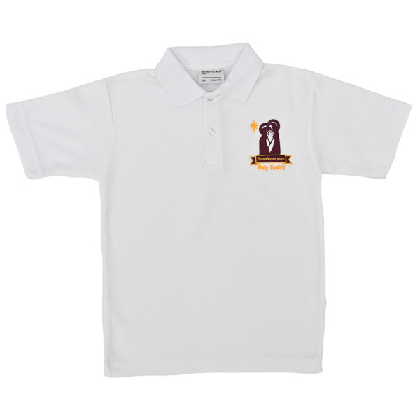 Holy Family Polo Shirt Nursery & Reception (White)