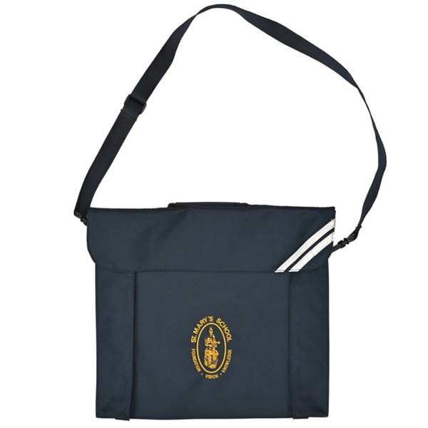 St Mary's C of E (Willesden) Bookbag with strap  - Navy