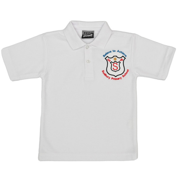 Sudbury short sleeve polo (white) UNK