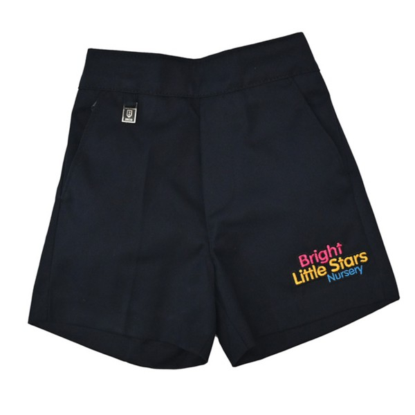 Bright Little Stars COMPULSORY Summer Pull-up Shorts Option 1 (Navy)
