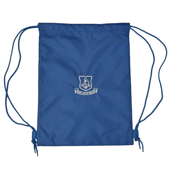 Our Lady of Grace PE Kit Bag (Royal Blue)