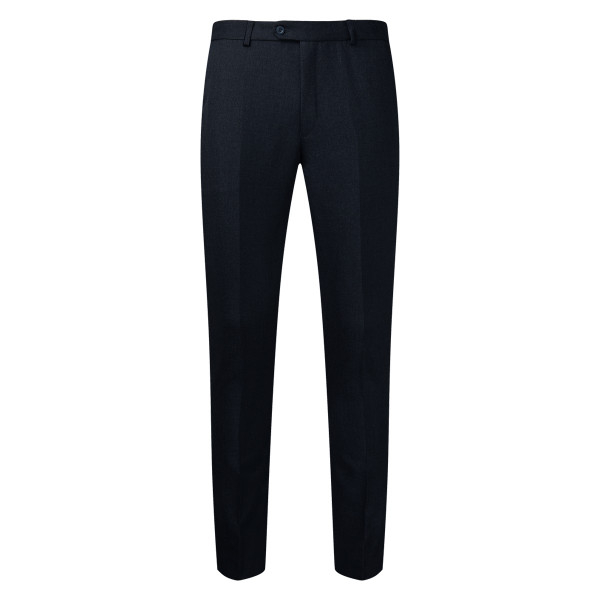 Black Tailored Flat Front Boys Senior Trousers - DL959 - Optional