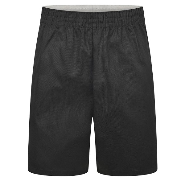 Boys & Girls PE/Summer Shorts (Black Polycotton)