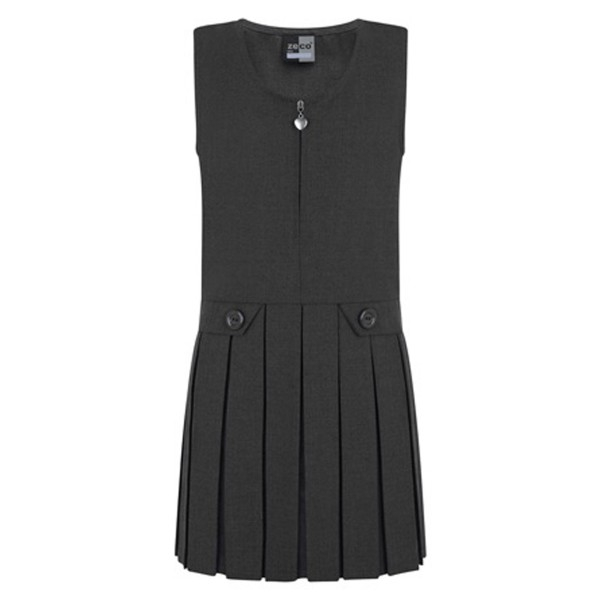 Girls Pinafore (Grey)