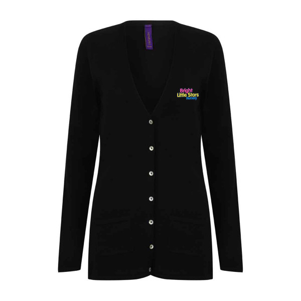 Staff Black Cardigan (H723)