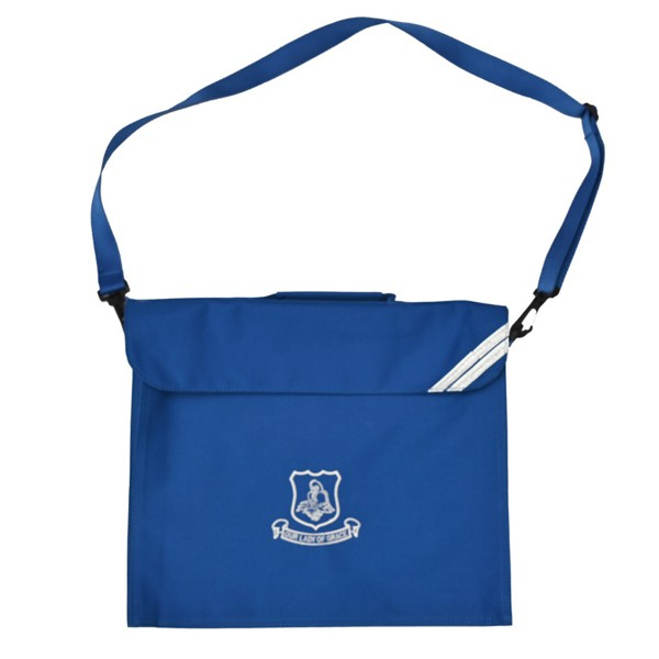Our Lady of Grace Bookbag with strap (Royal Blue)
