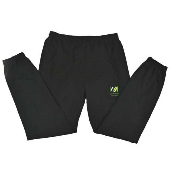 Westminster Academy Microfibre Tracksuit Bottoms (Black)