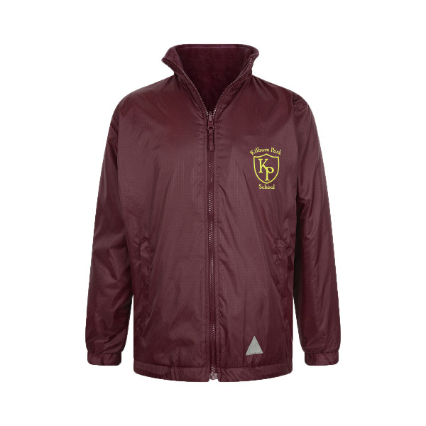 Kilburn Park Waterproof Fleece Jacket (Dark Maroon)
