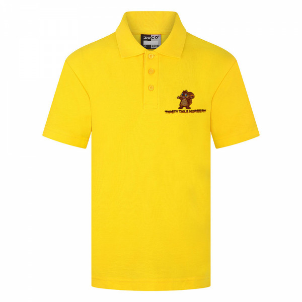 Twisty Tails Polo Shirt - Gold (Z)