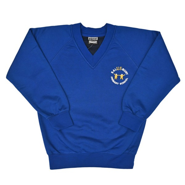 Salusbury V-neck Sweatshirt  - Royal Blue