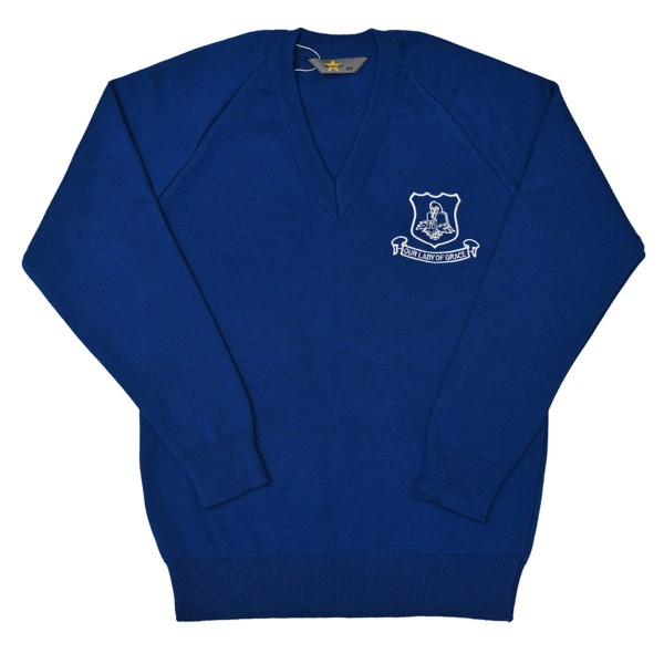 Our Lady of Grace Girls Jumper (Royal Blue)