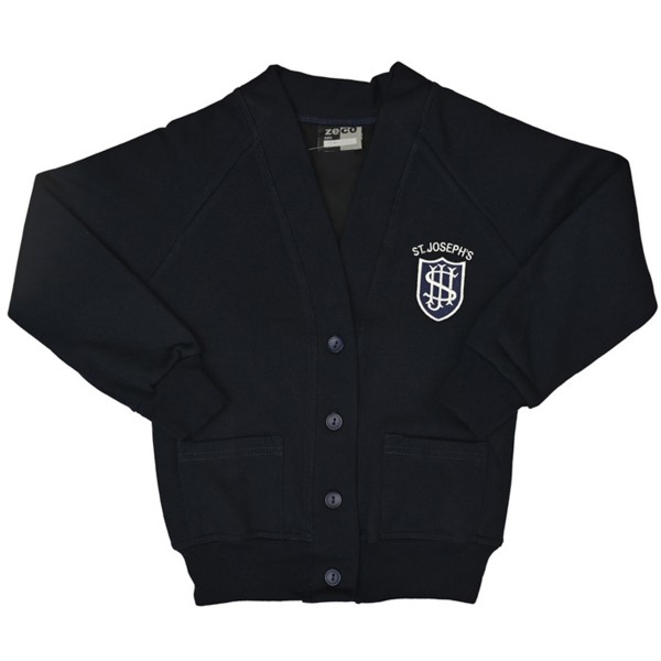 St Joseph's (Hendon) Sweatshirt Cardigan - Navy Blue